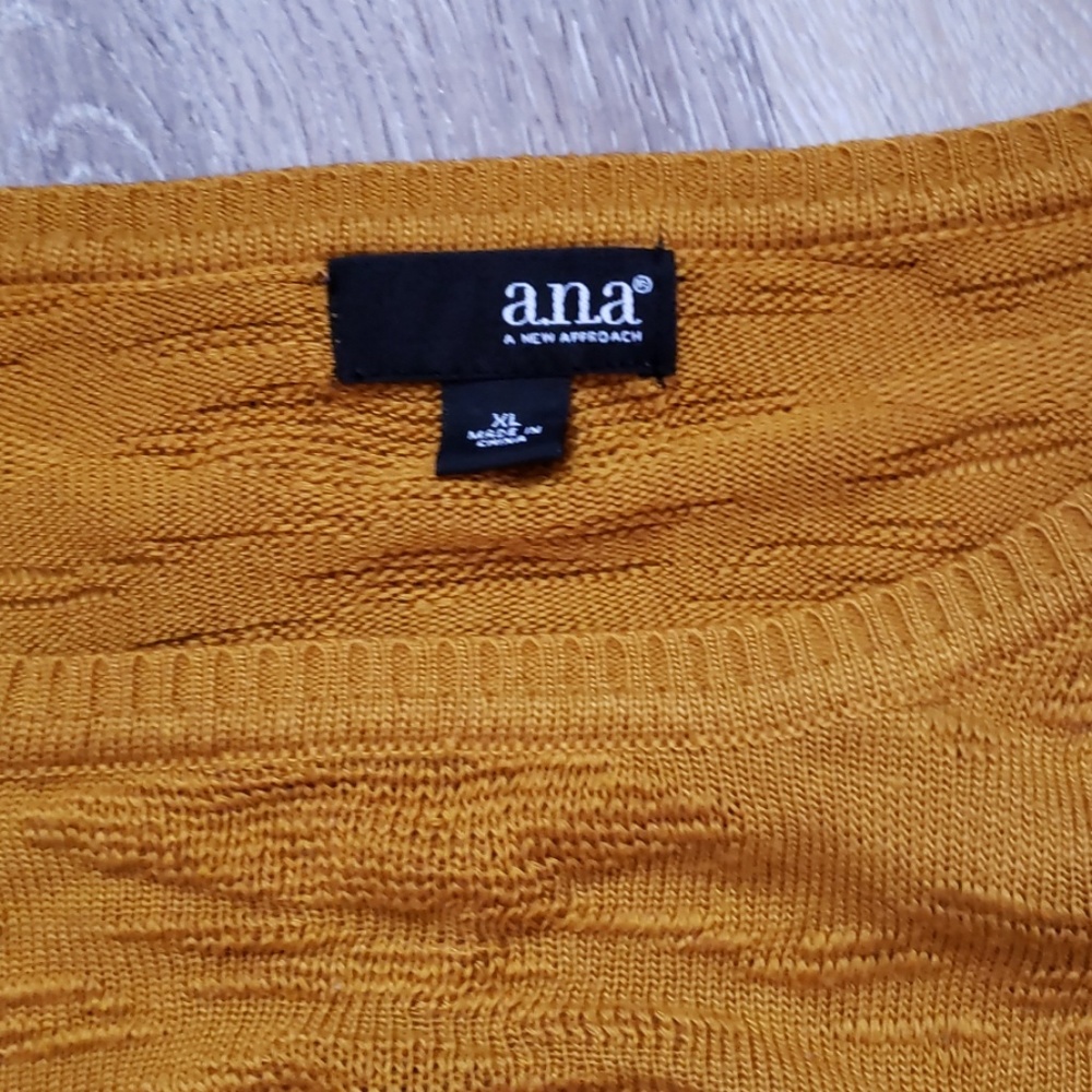 Sweater blouse ana mustard color - Picture 3 of 6